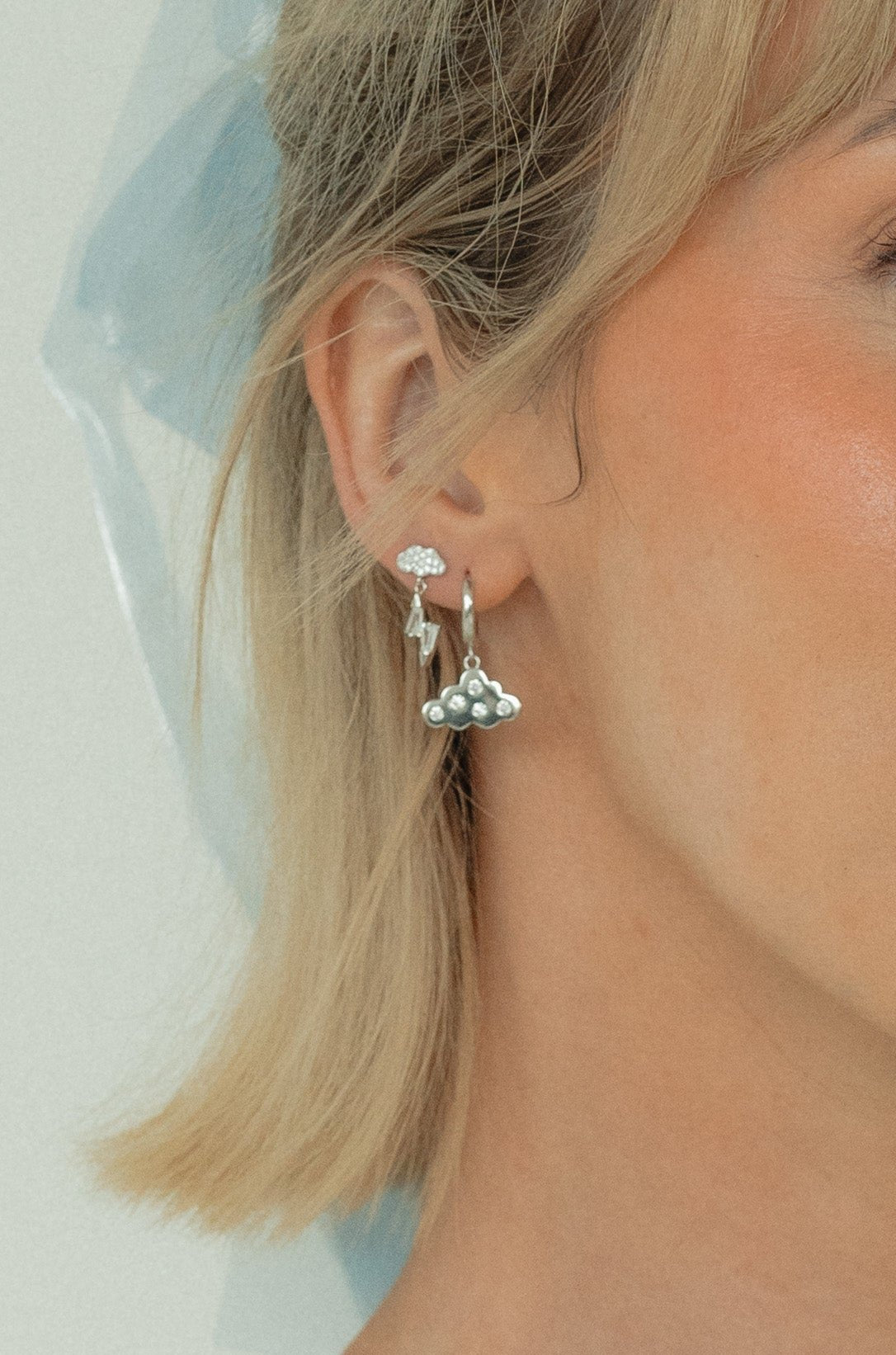 Vivienne westwood rhodium earrings outlet