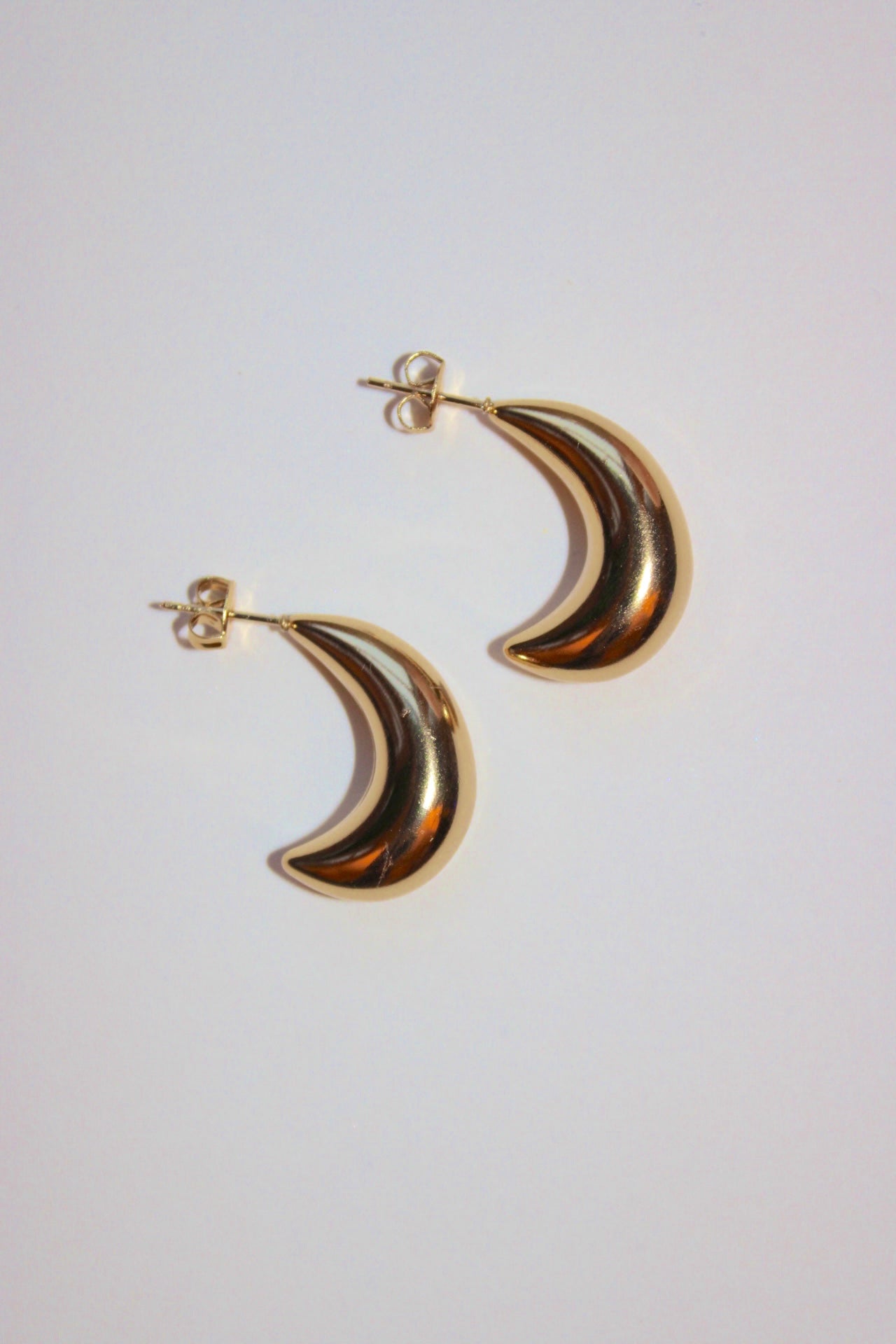 Teardrop Gold Earrings