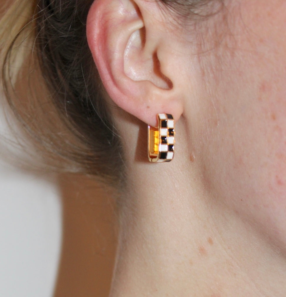 Checkmate Earrings