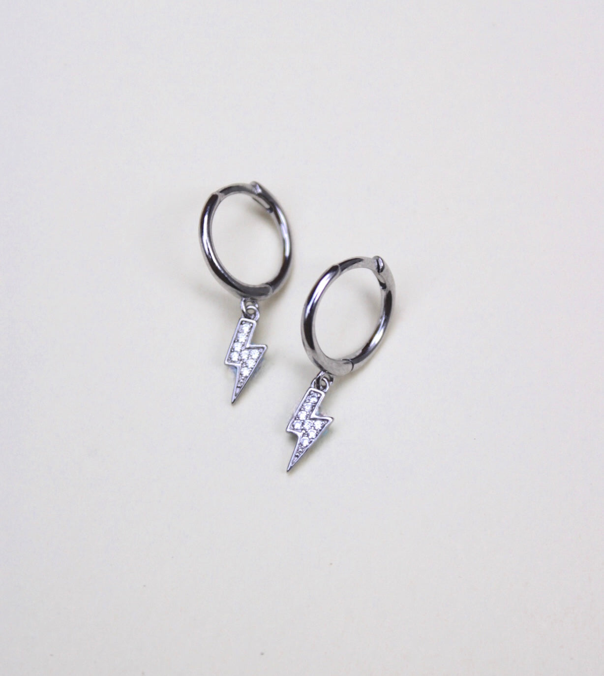 Thunderbolt Earrings - Silver