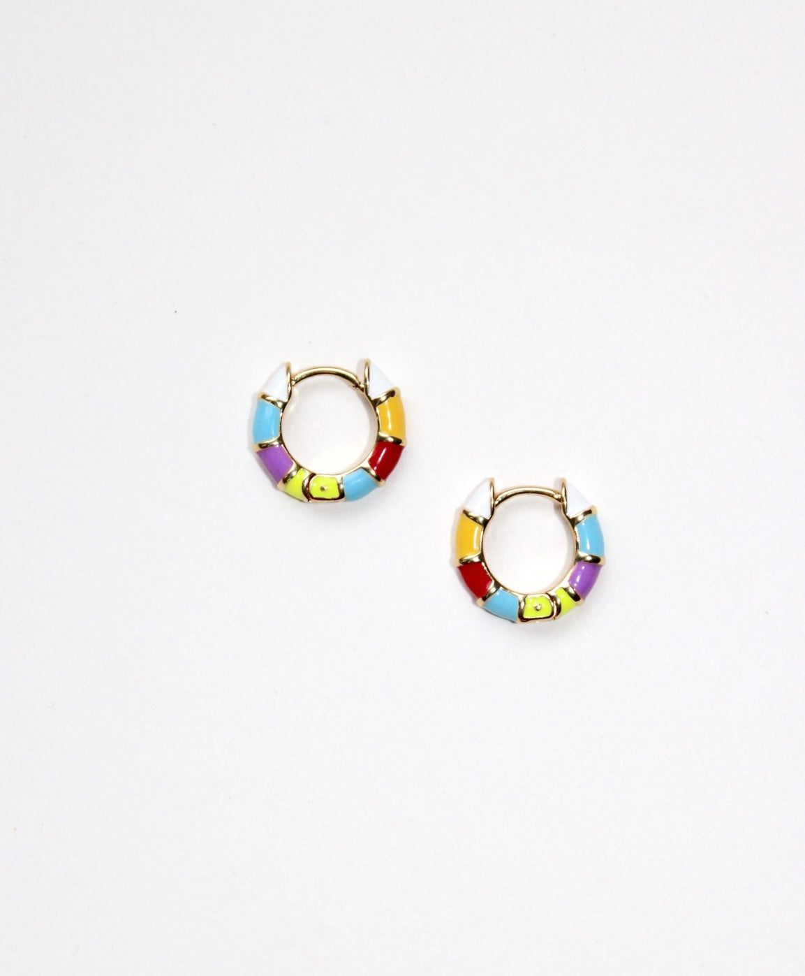 Dora Enamel Hoops