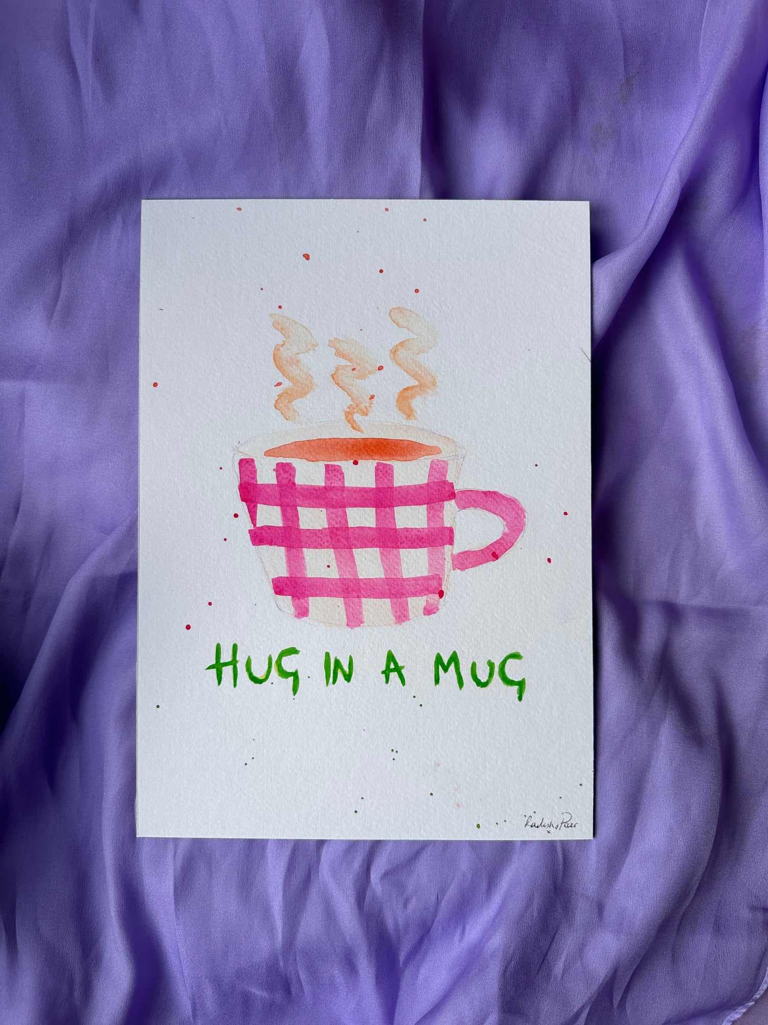 Hug In A Mug Art Print