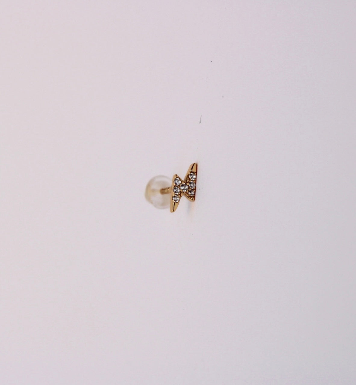 Lightning Single Stud - Gold