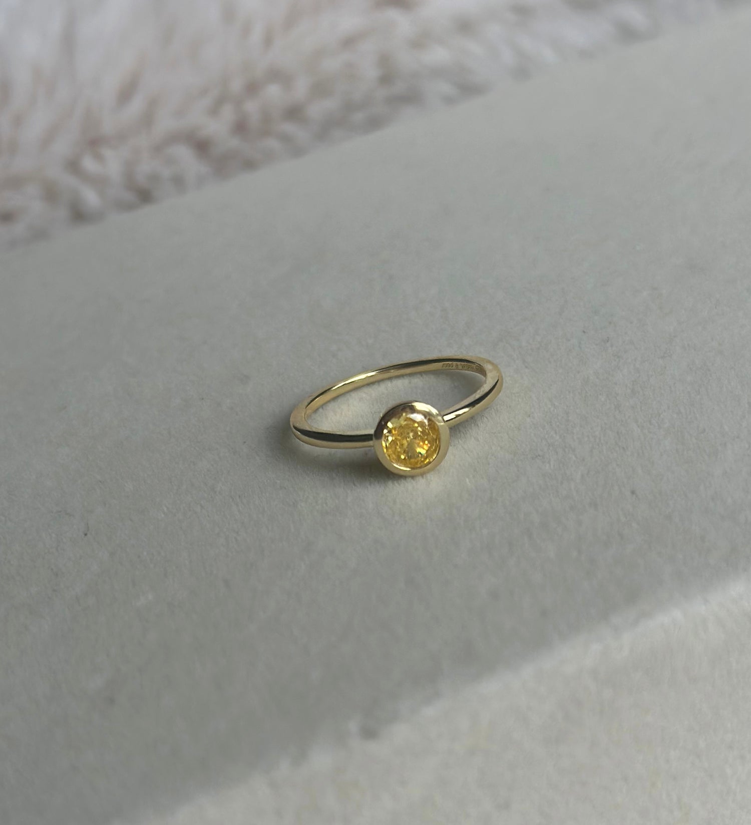 Orelia Mustard Ring - Gold