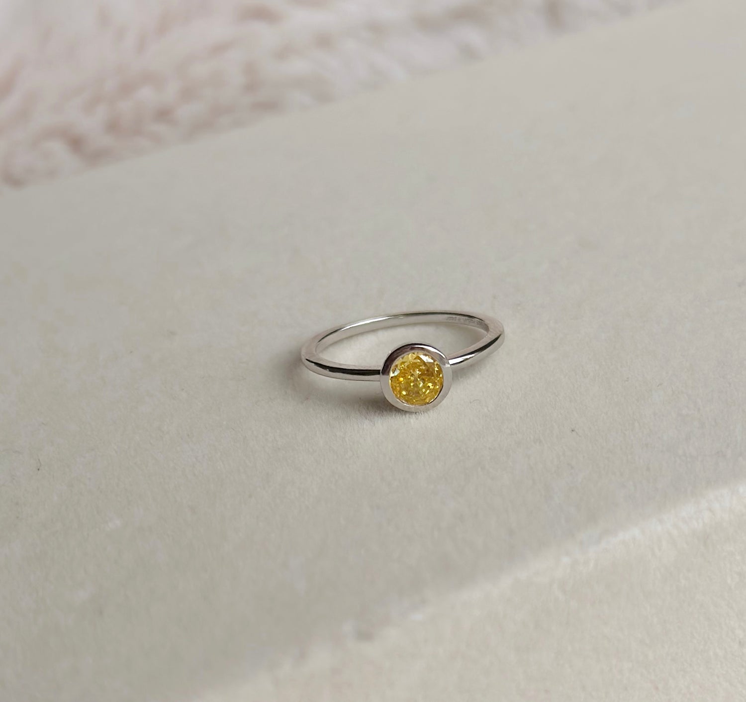 Orelia Mustard Ring - Silver